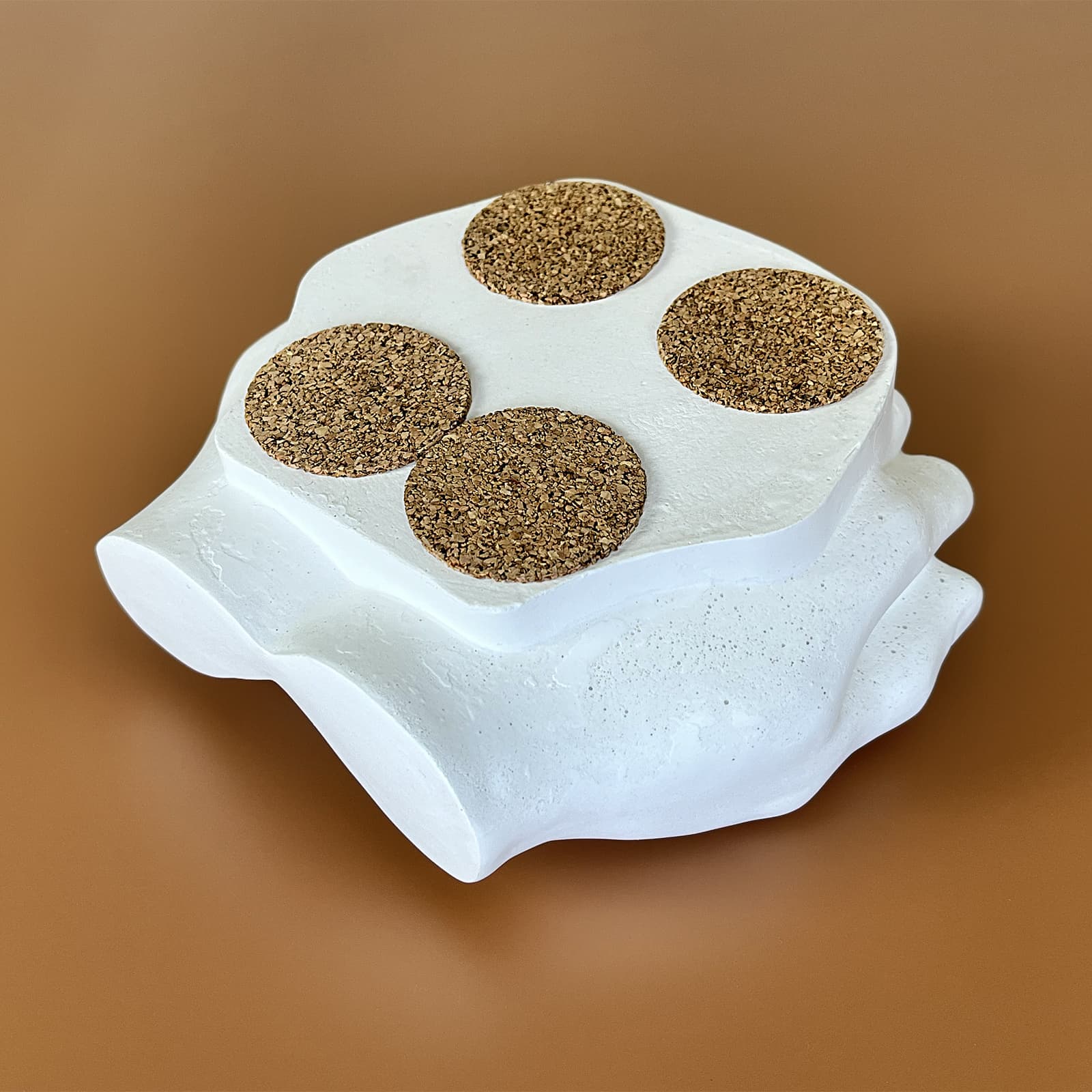 Кашпо Долоні Біле | Гіпсовий Виріб від майстерні "Щаслива Качка" - Слайд 10