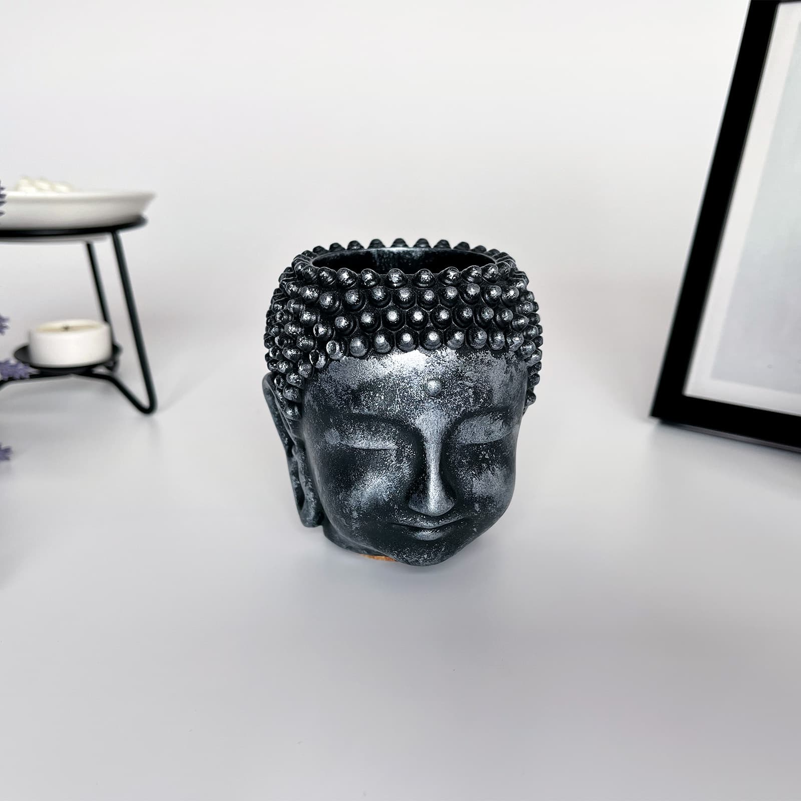 Кашпо Органайзер Спокій Будди | Гіпсовий Виріб від майстерні "Щаслива Качка" - Слайд 22