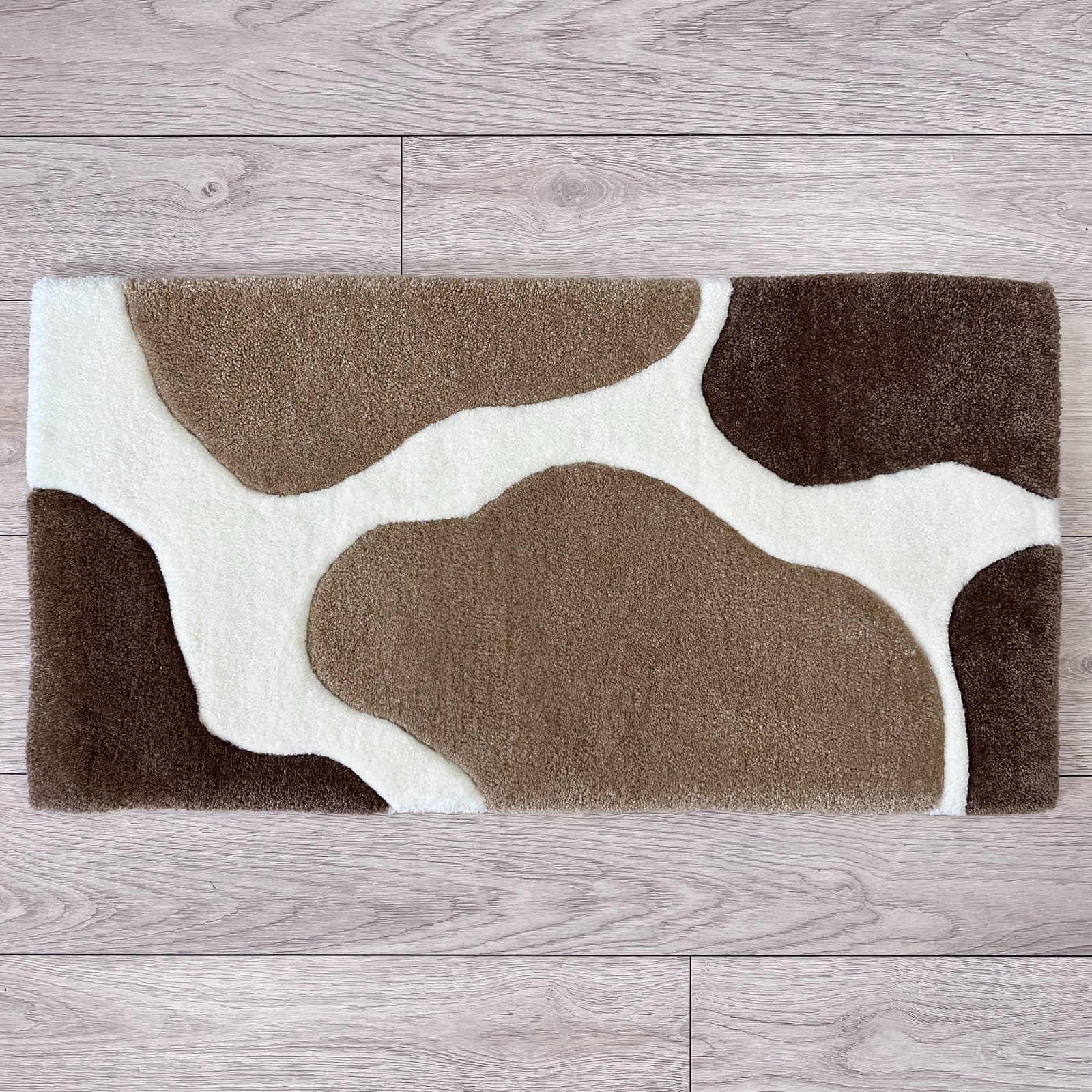 Килим Молочна Річка — абстрактна мапа / коров’яча шкура - Тафтинговий Килим