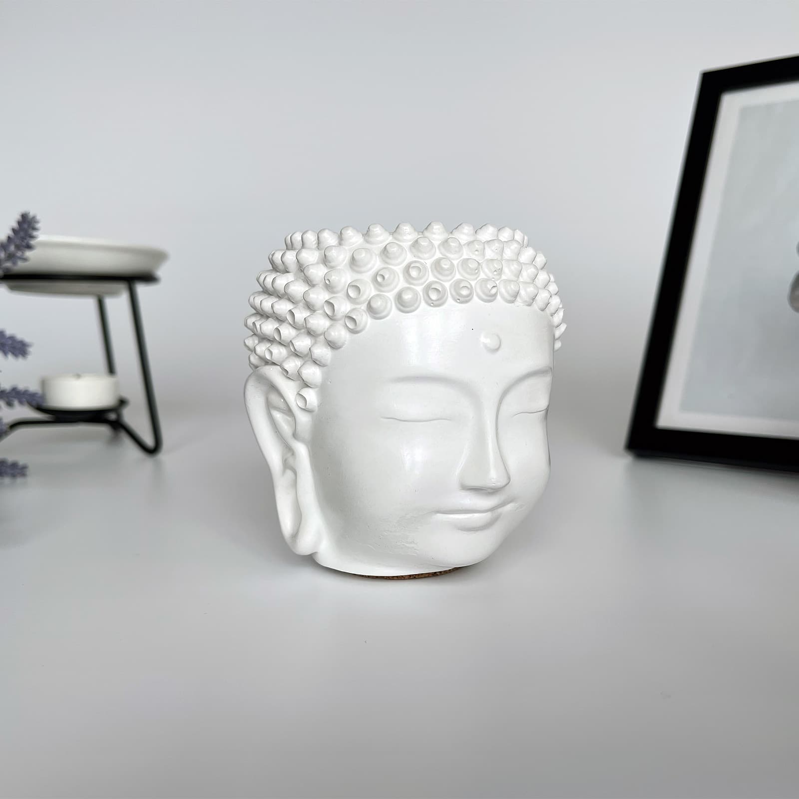 Кашпо Органайзер Спокій Будди | Гіпсовий Виріб від майстерні "Щаслива Качка" - Слайд 8