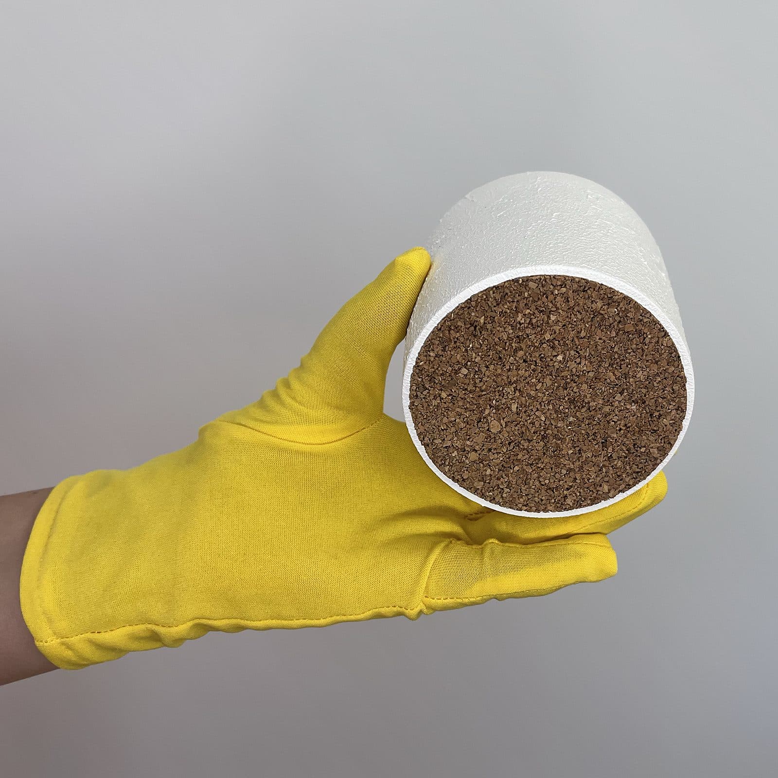 Ваза Scandi Фактурна Біла | Гіпсовий Виріб від майстерні "Щаслива Качка" - Слайд 8