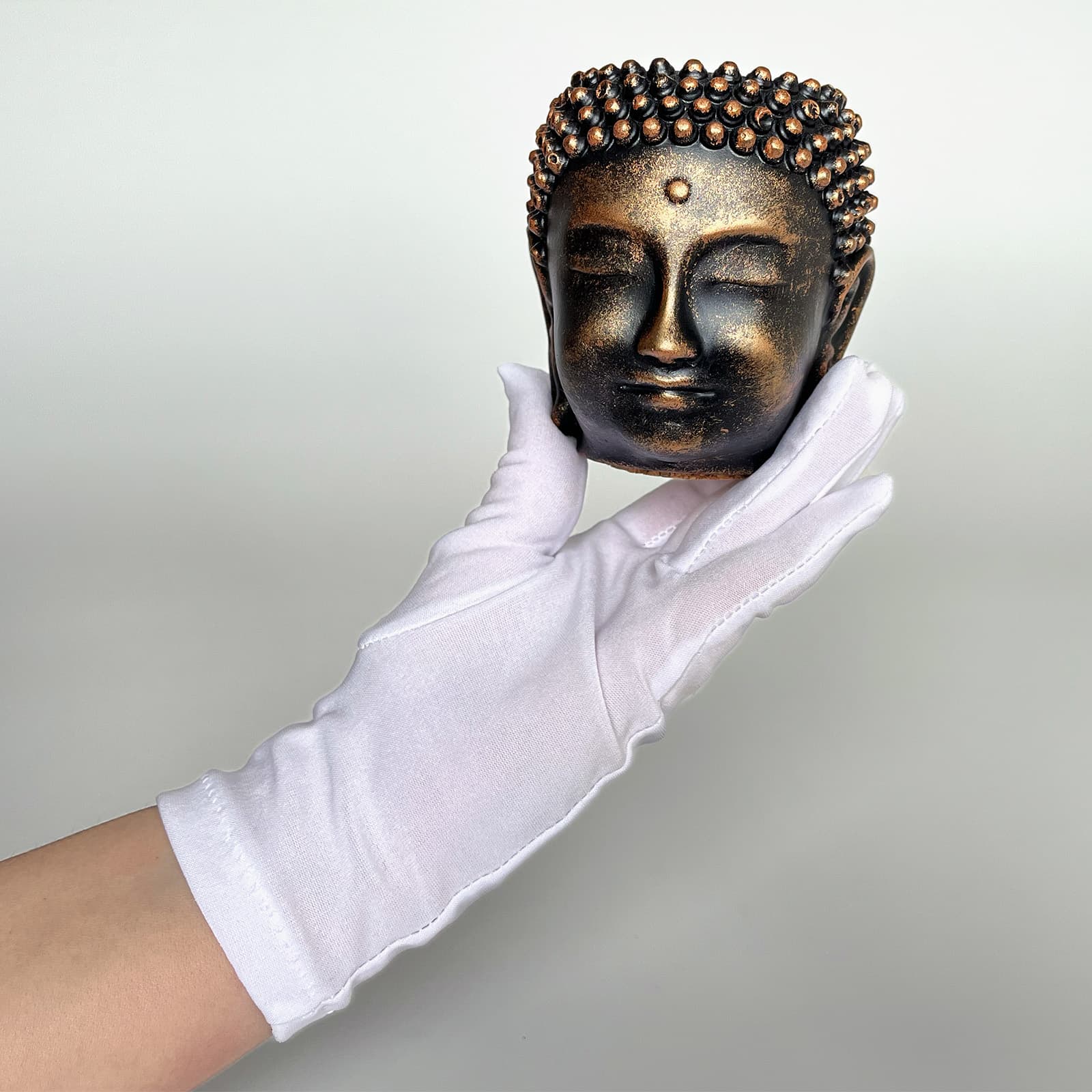 Кашпо Органайзер Спокій Будди | Гіпсовий Виріб від майстерні "Щаслива Качка" - Слайд 6