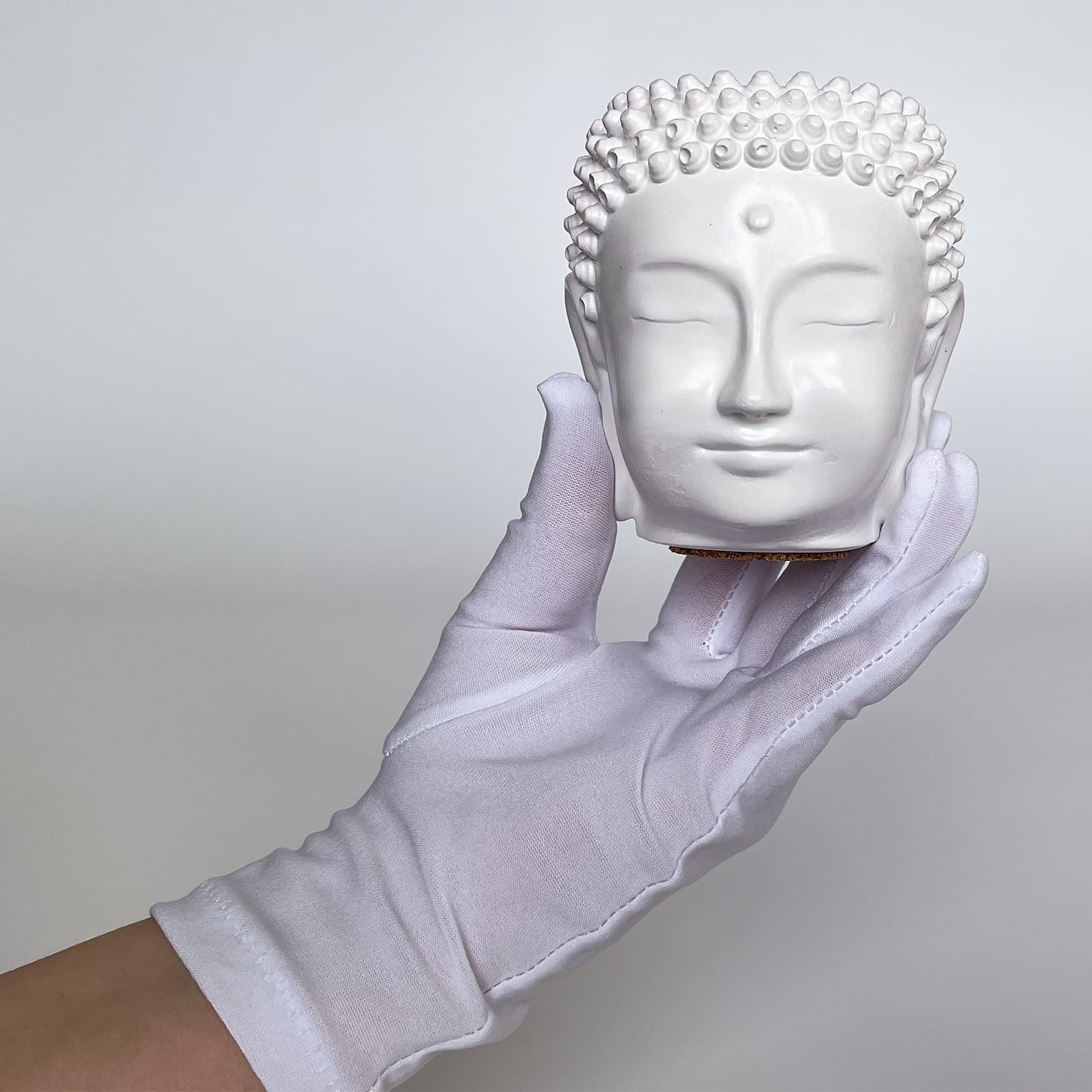 Кашпо Органайзер Спокій Будди | Гіпсовий Виріб від майстерні "Щаслива Качка" - Слайд 10