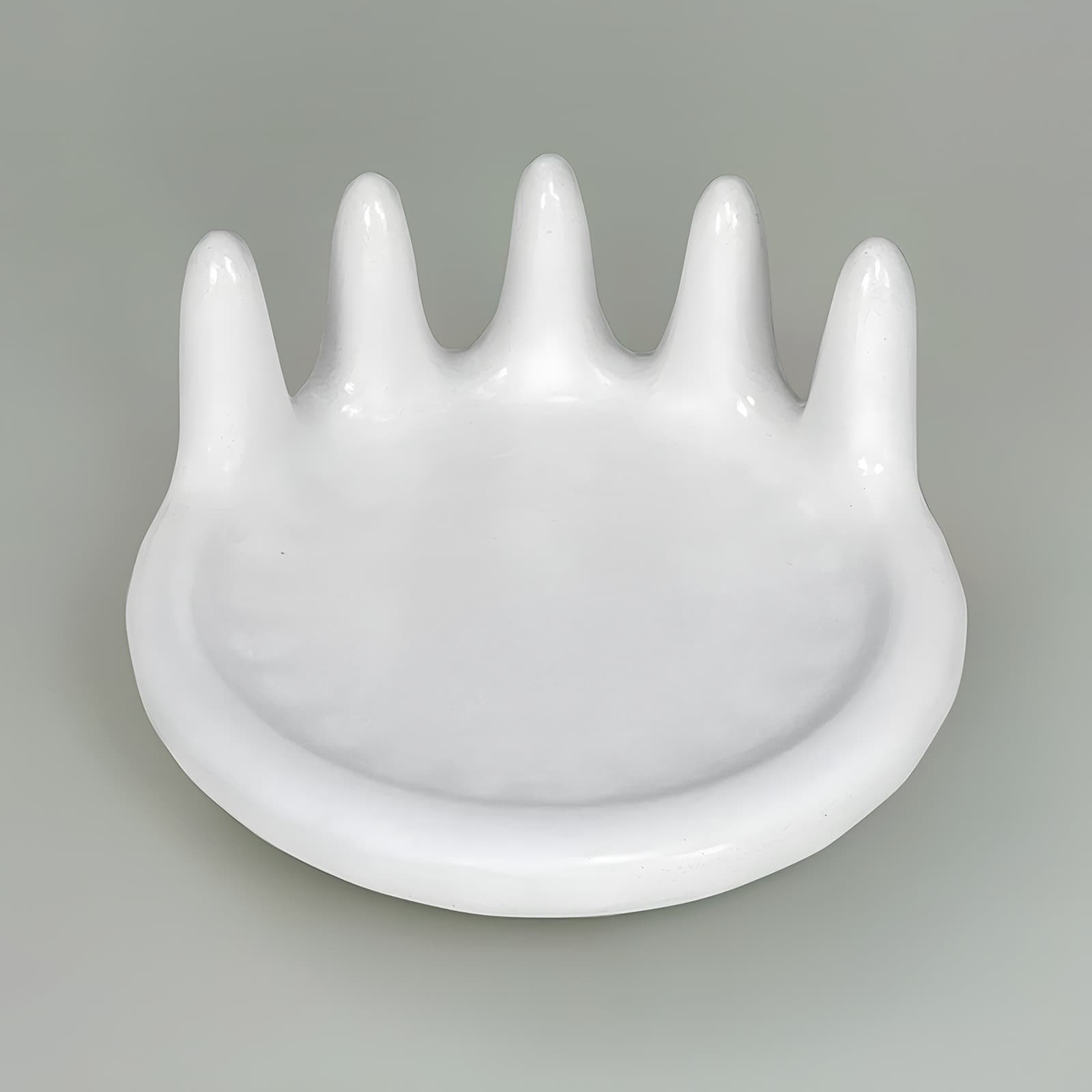 Таця Пальчики Біла з Гіпсу