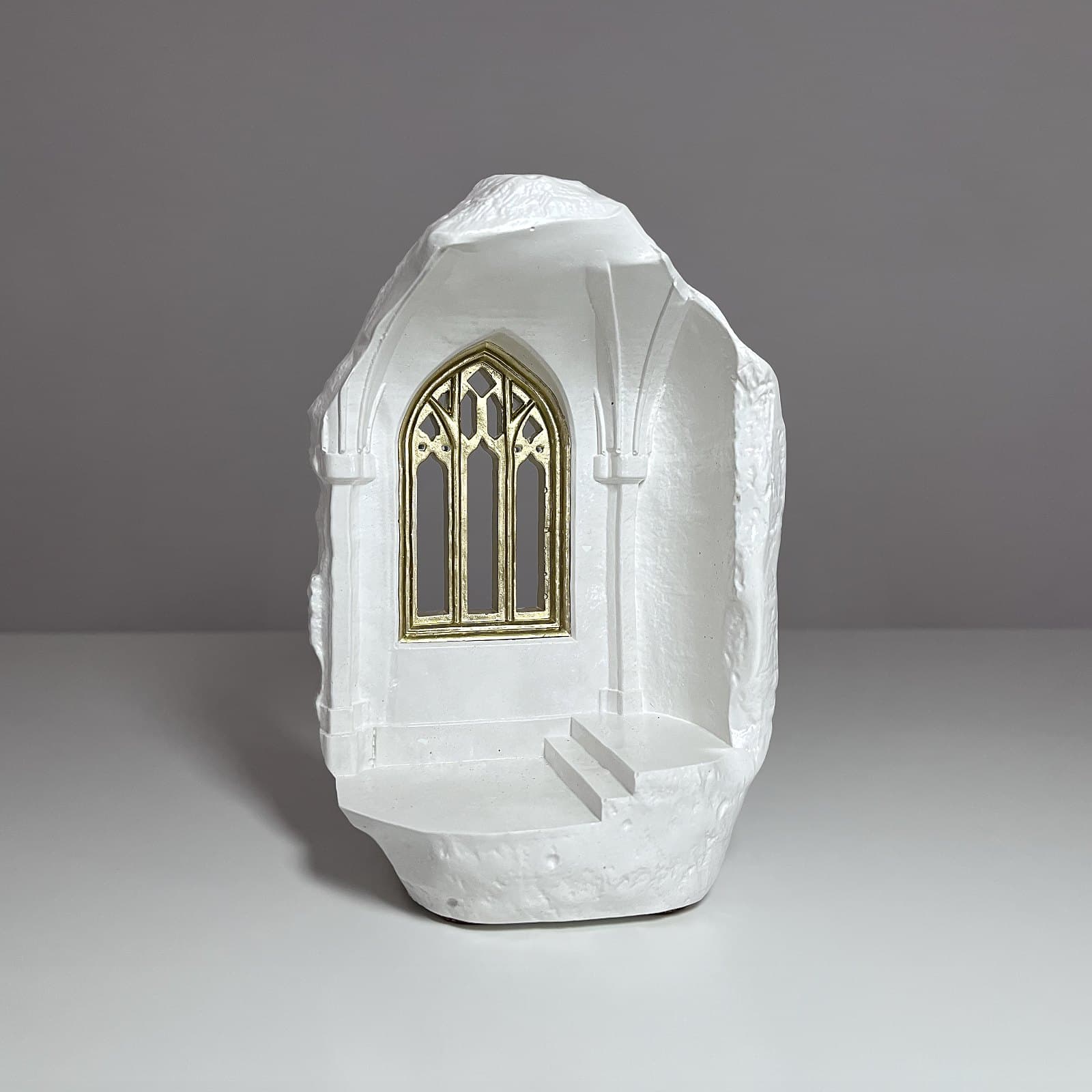 Підсвічник Чарівний Замок з Чайною Свічкою | Гіпсовий Виріб від майстерні "Щаслива Качка" - Слайд 9