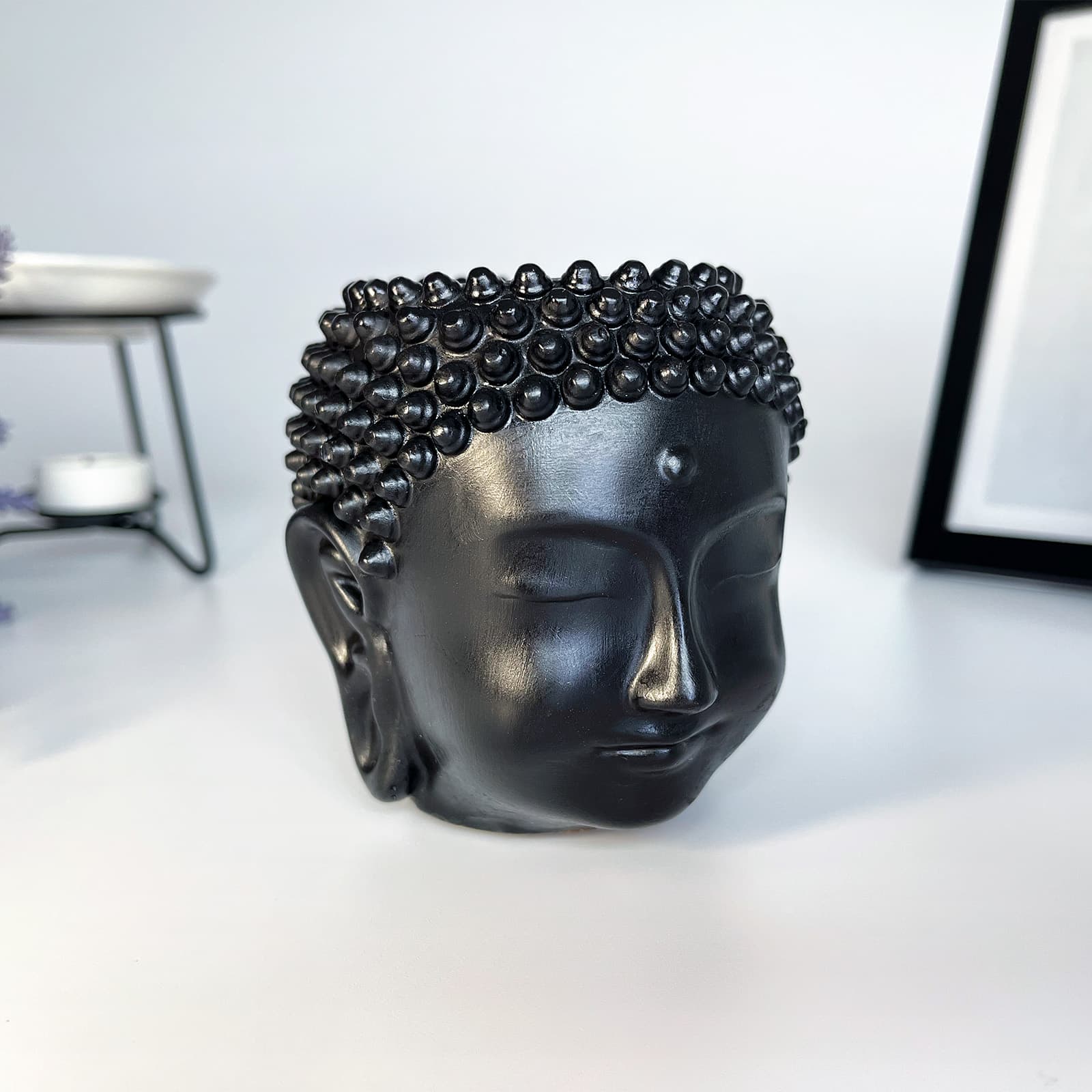 Кашпо Органайзер Спокій Будди | Гіпсовий Виріб від майстерні "Щаслива Качка" - Слайд 13