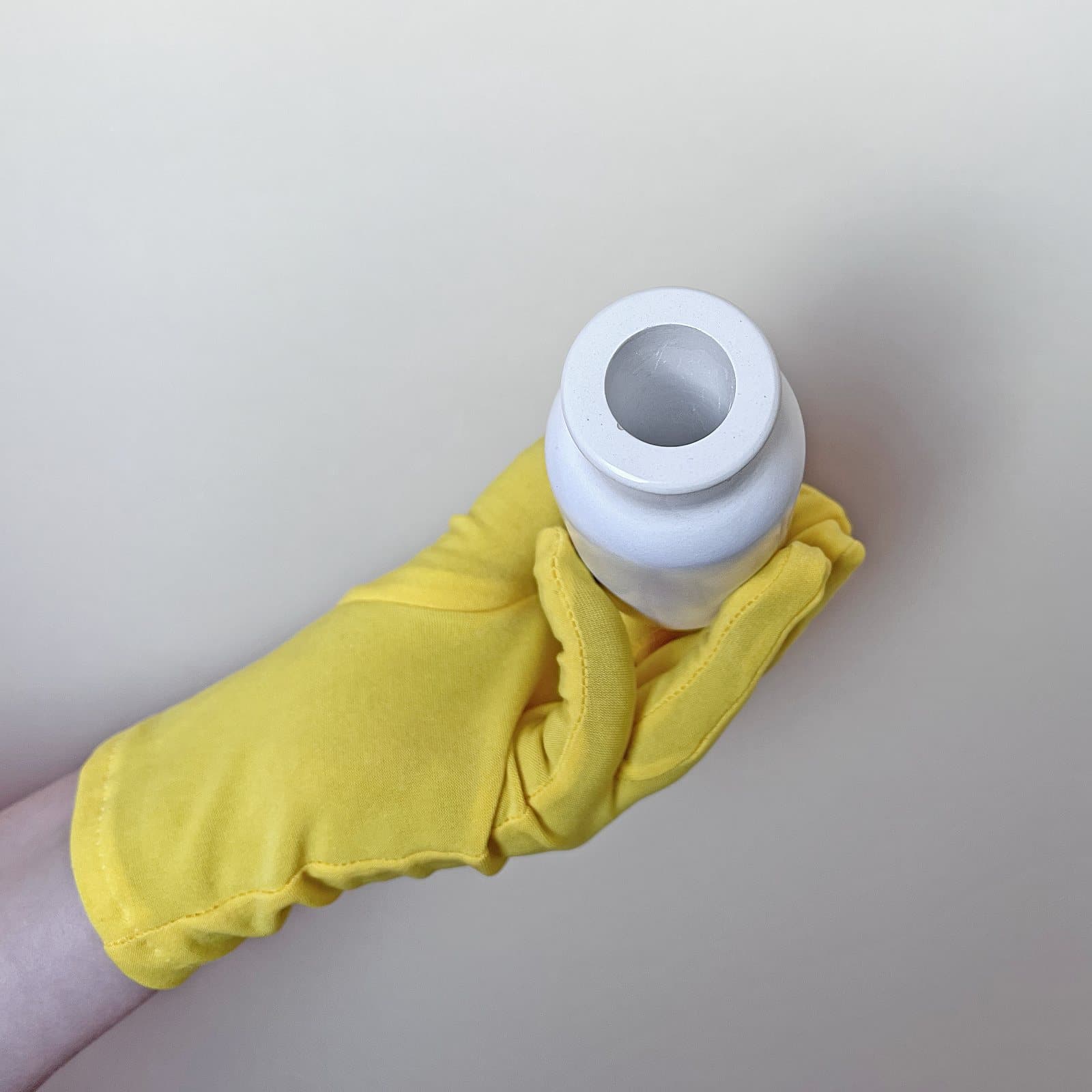 Ваза Флакена Мала Біла | Гіпсовий Виріб від майстерні "Щаслива Качка" - Слайд 10